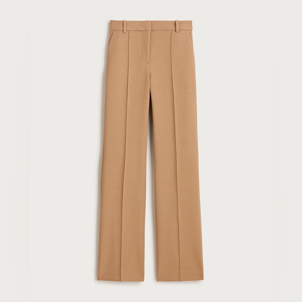 NWT J. Crew Carreman Natalia Pant in Four-Season Stretch Camel 4 - Picture 5 of 14